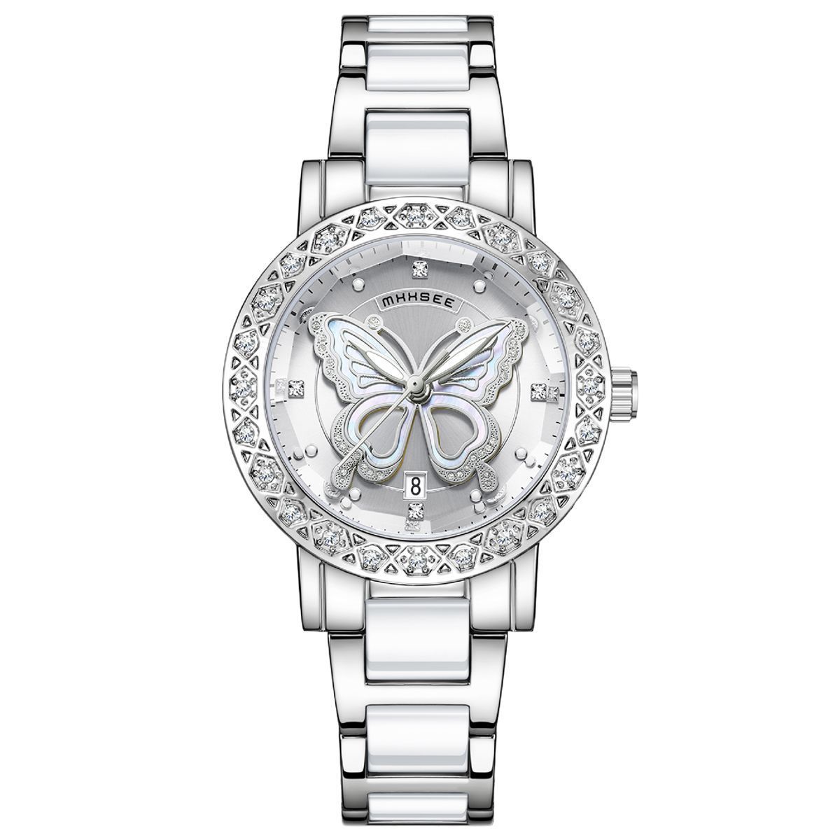 Butterfly Diamond-encrusted LuxuryWatch