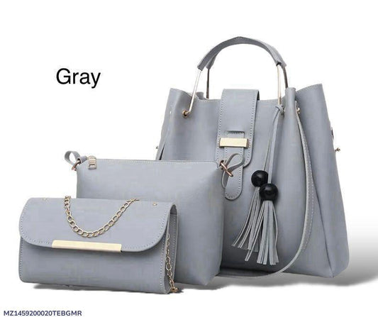 Women’s 3-in-1 Leather Shoulder Bag Set
