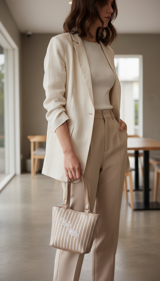 Cute Printed Mini Shoulder Tote Bag for Women