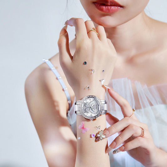 Butterfly Diamond-encrusted LuxuryWatch