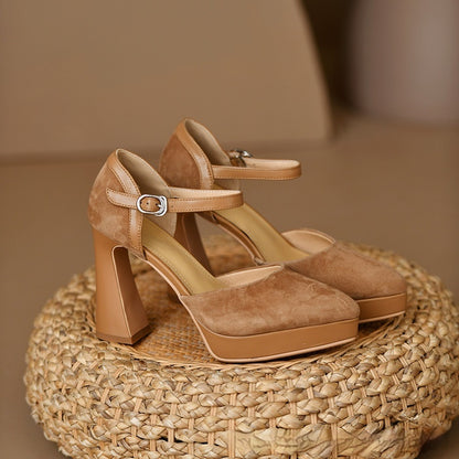 Buckle Hollowed Sandals