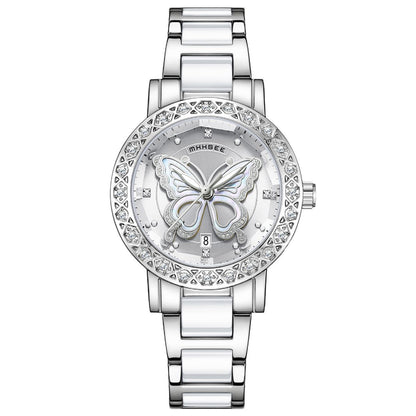 Butterfly Diamond-encrusted LuxuryWatch