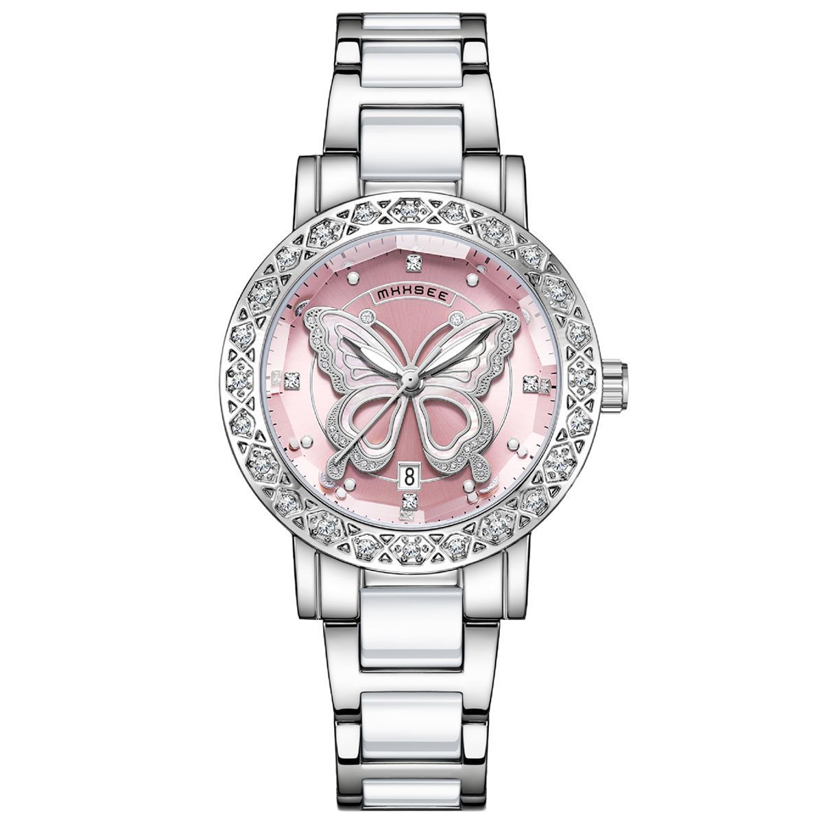 Butterfly Diamond-encrusted LuxuryWatch