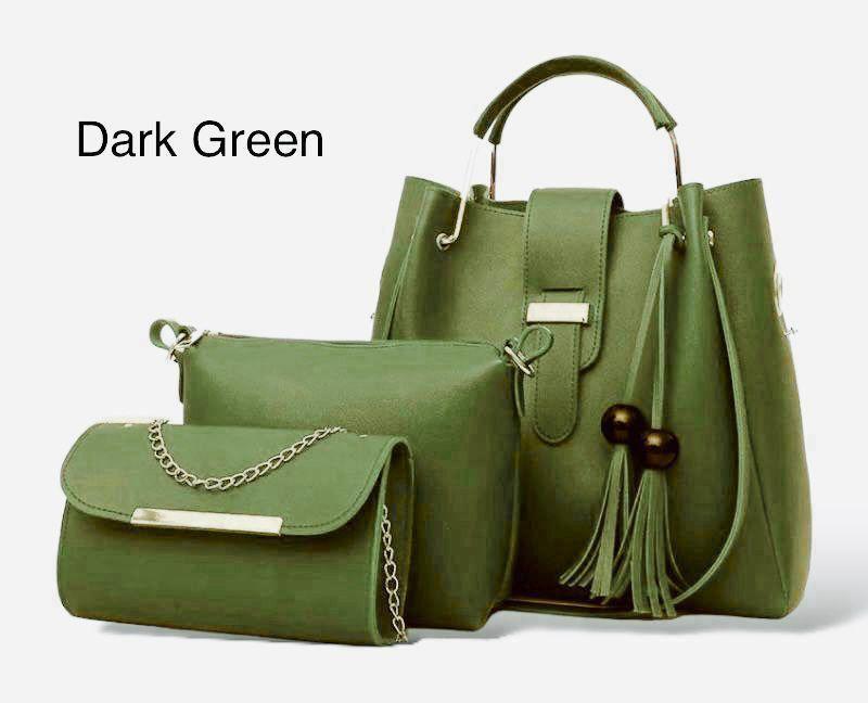 Women’s 3-in-1 Leather Shoulder Bag Set