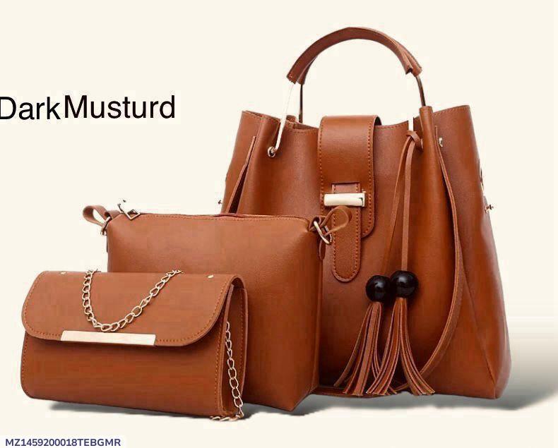 Women’s 3-in-1 Leather Shoulder Bag Set