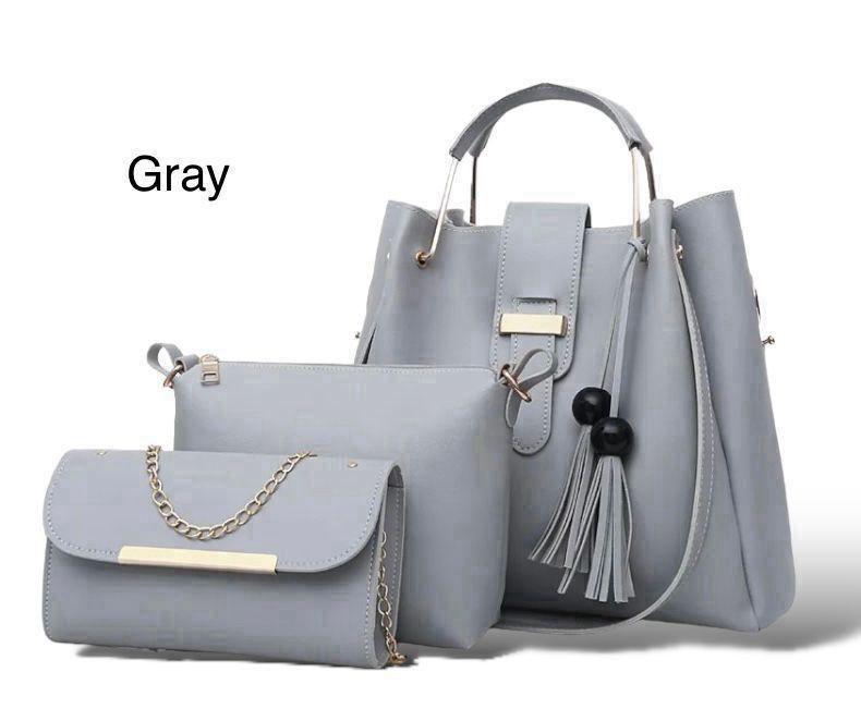 Women’s 3-in-1 Leather Shoulder Bag Set