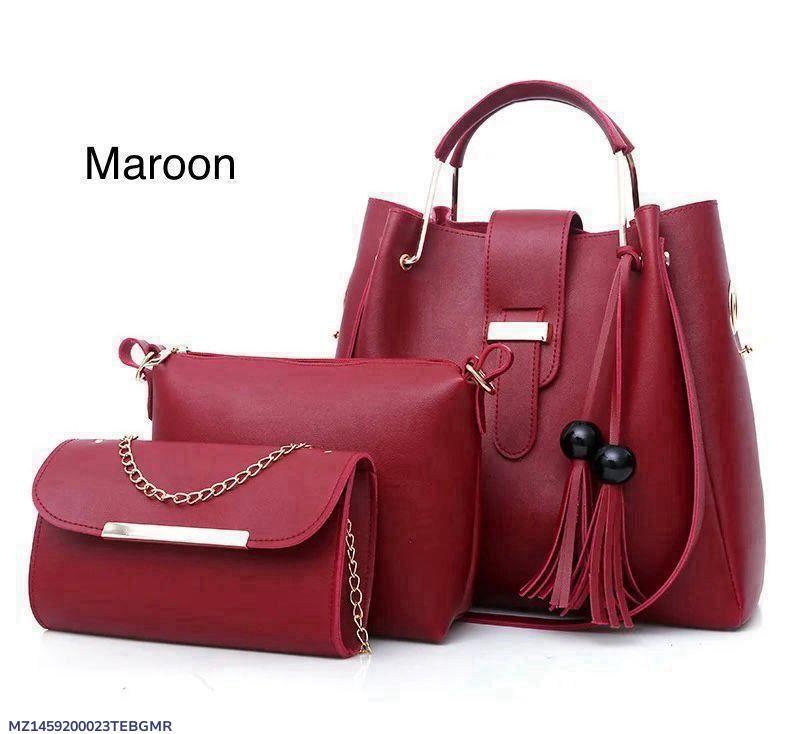 Women’s 3-in-1 Leather Shoulder Bag Set