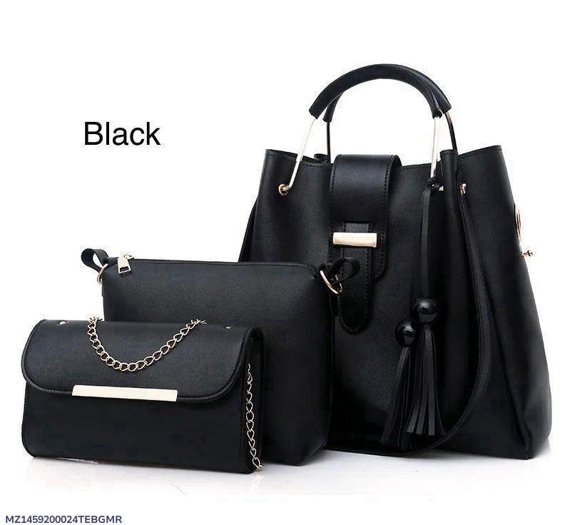 Women’s 3-in-1 Leather Shoulder Bag Set