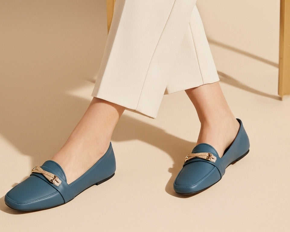 Midnight Stroll Leather Pointed Toe Pumps