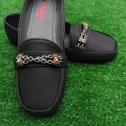 Midnight Stroll Leather Pointed Toe Pumps