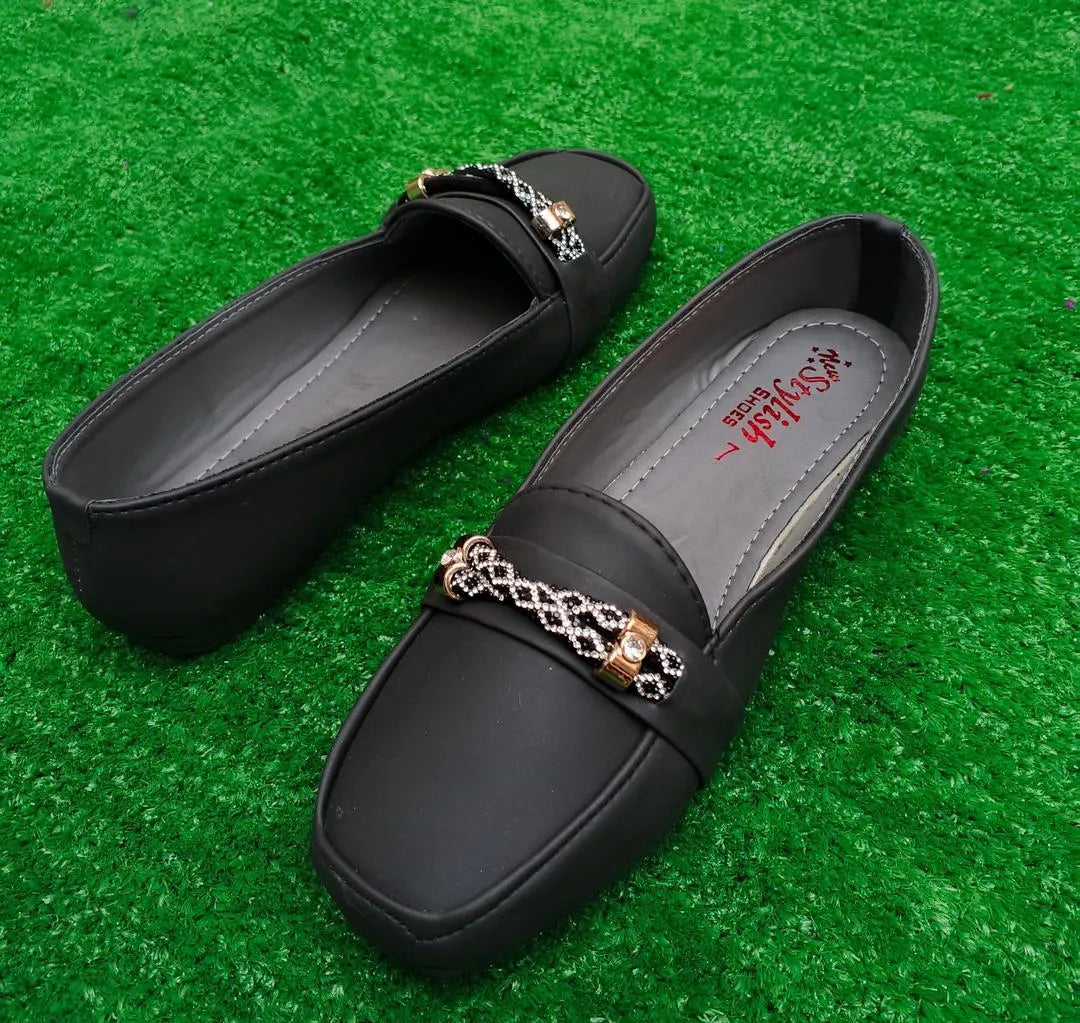 Midnight Stroll Leather Pointed Toe Pumps