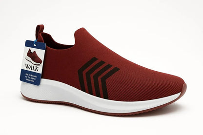 Women’s Slip-On Walking Shoes with Breathable Knit Upper