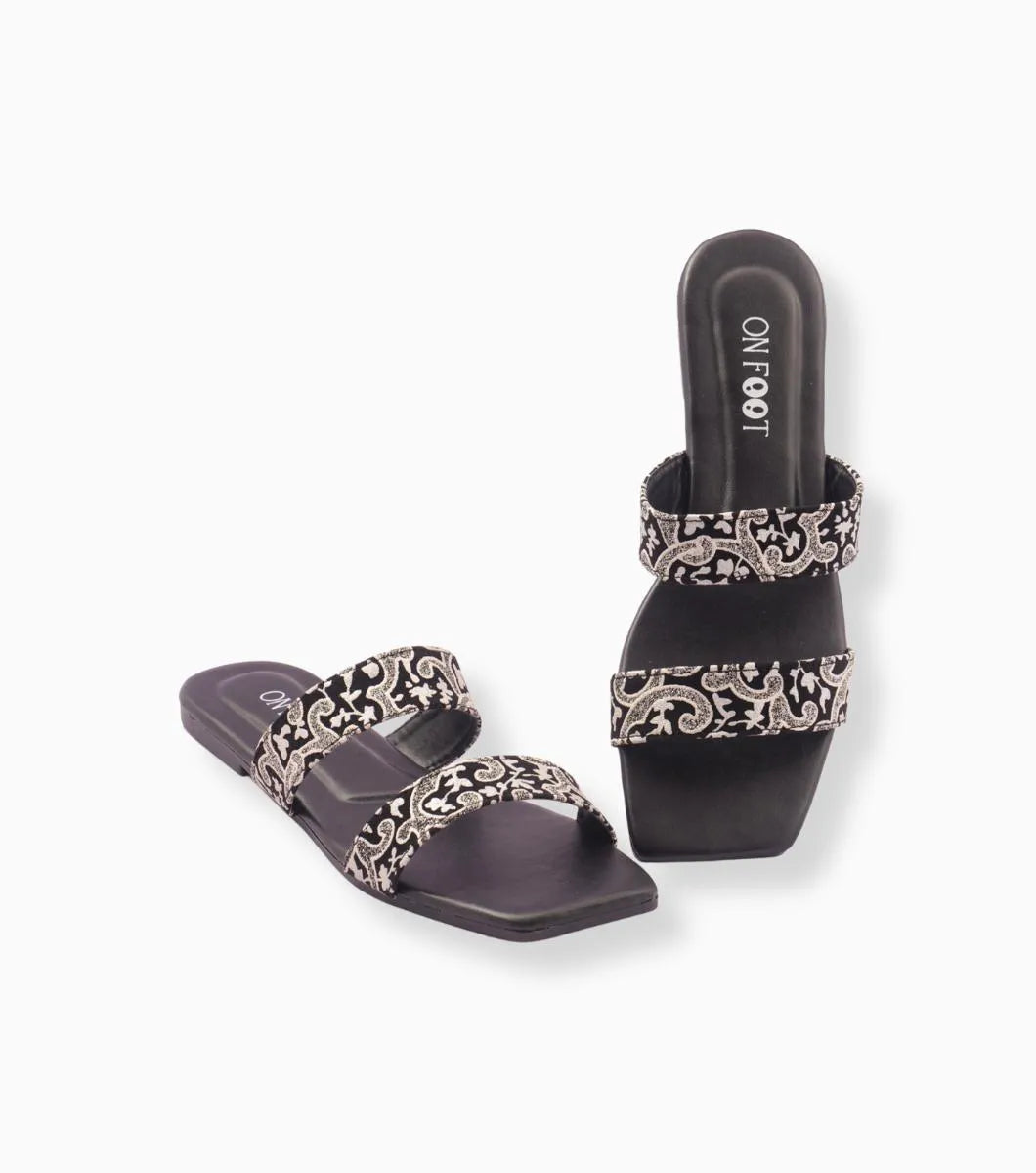 Stylish Women’s White Rexine Casual Slip-On Flats