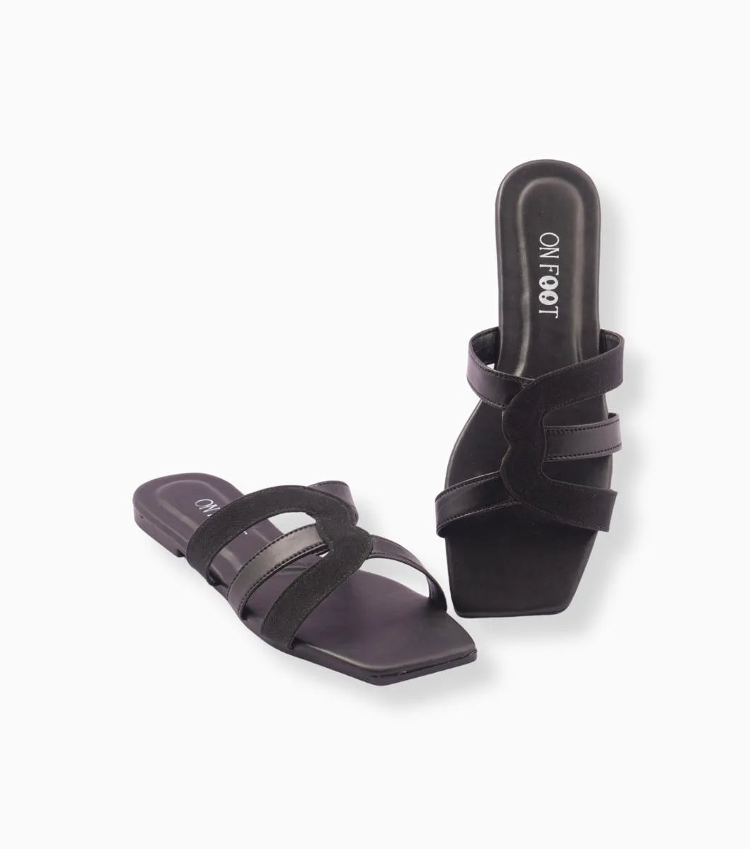 Stylish Women’s White Rexine Casual Slip-On Flats