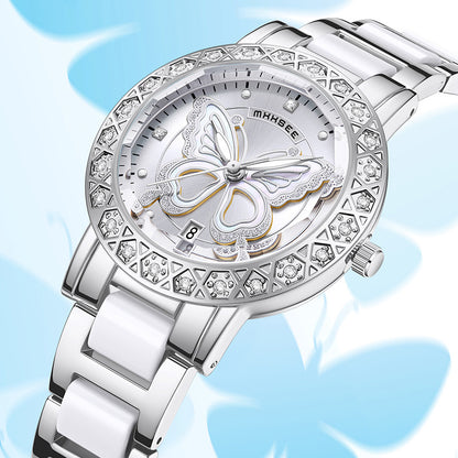 Butterfly Diamond-encrusted LuxuryWatch